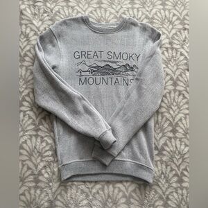 Gray Graphic Men's Sweater